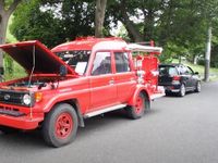 Необычный пожарный Toyota Land Cruiser 75 продан на аукционе
