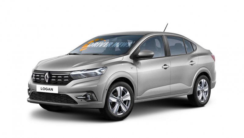 Не только серый: Как выглядит Renault Logan 2021 в актуальных цветах – рендеры